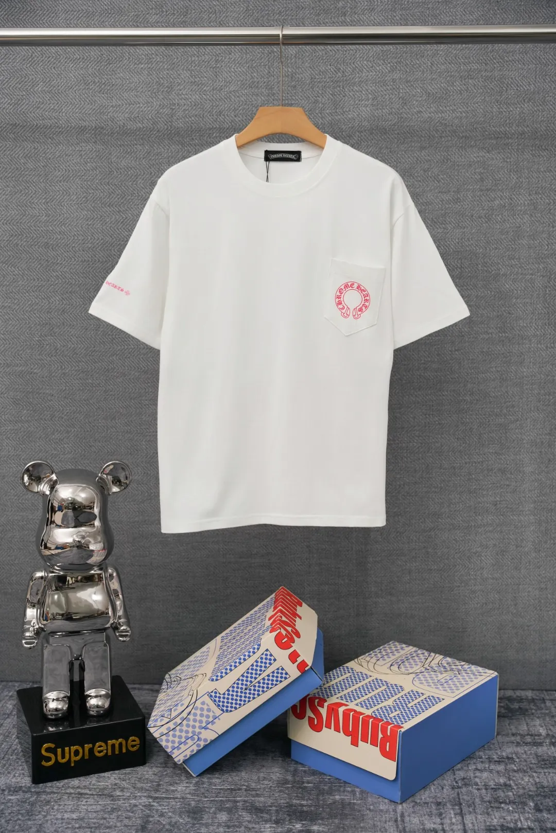 CH Pink Horseshoe Pocket Logo T-Shirt