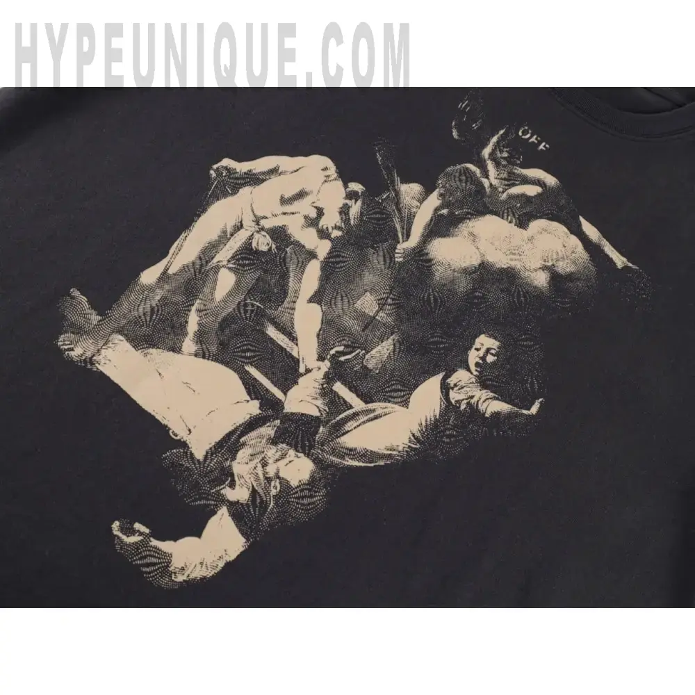 Printed graphic on the front of the garment