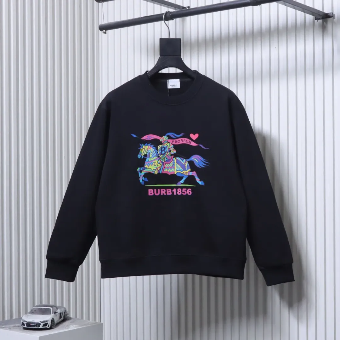 BBR Colorful Equestrian Knight Oversized Sweatshirt