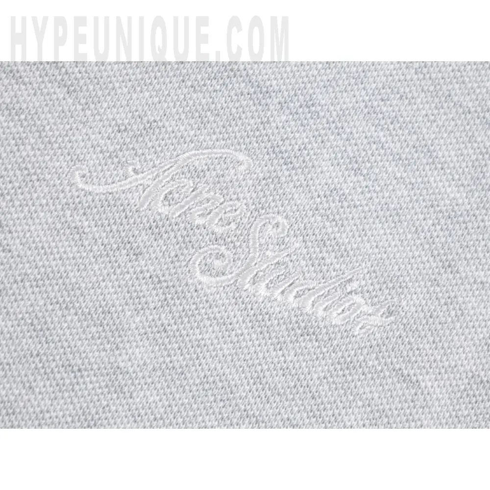 Embroidered graphic on the front of the garment