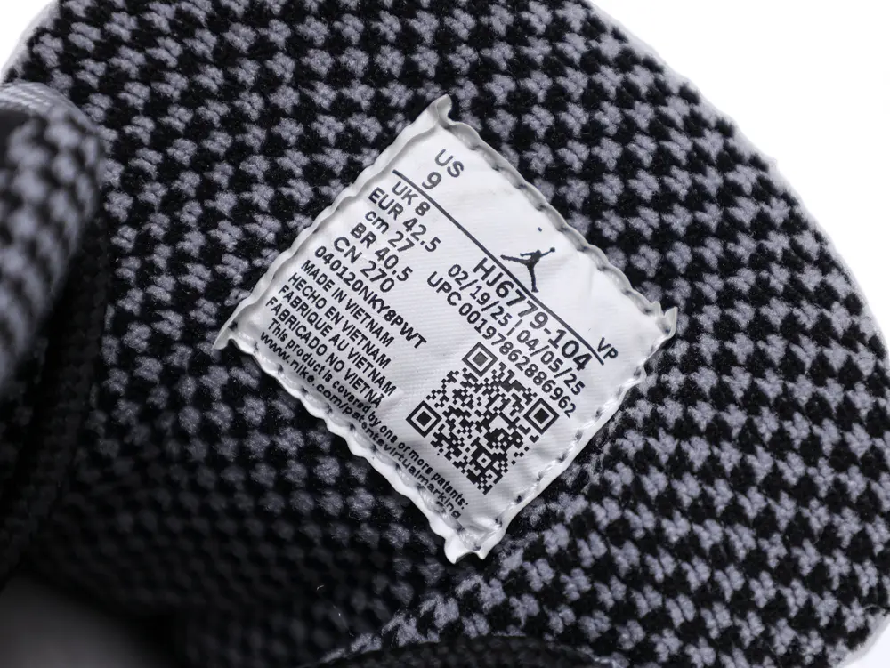 the size label