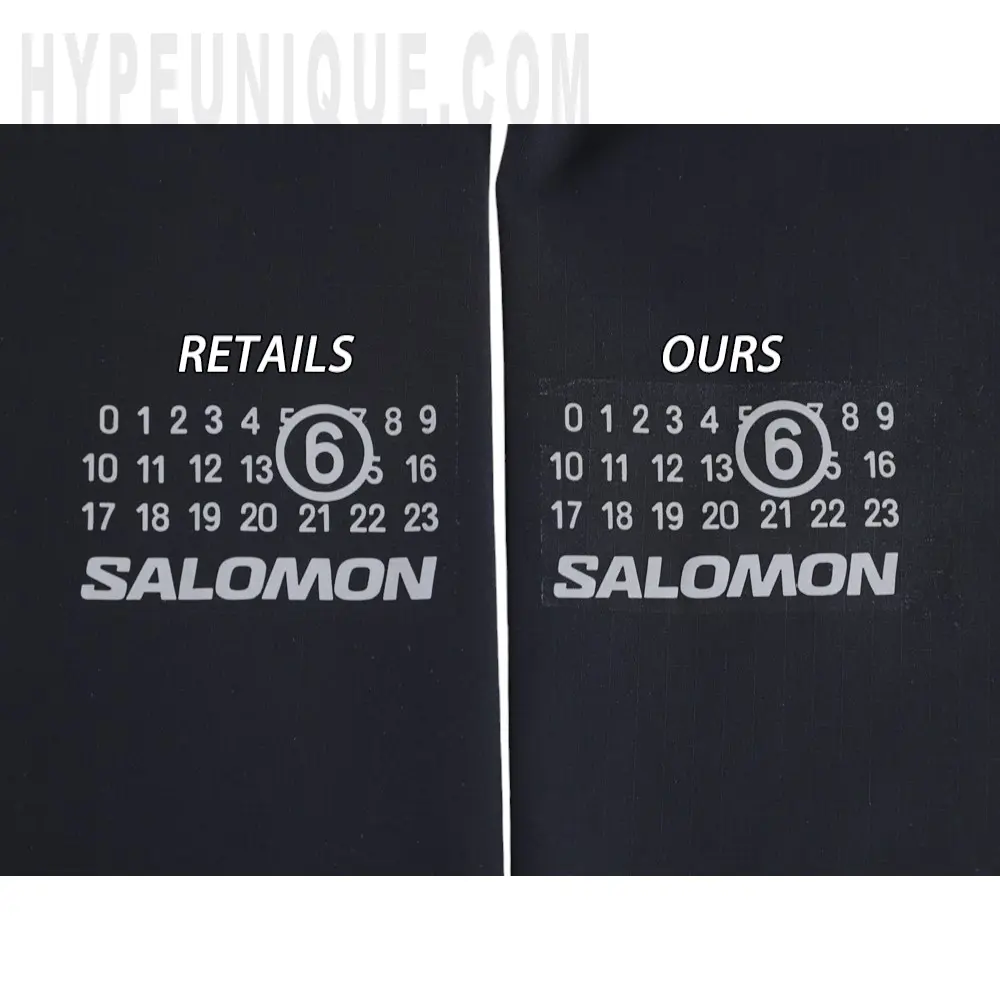 Printed graphic on the front of the clothes
