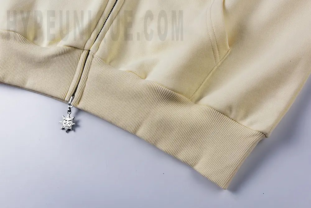 Glomerica Full Zip Hoodie (Cream/Sage)