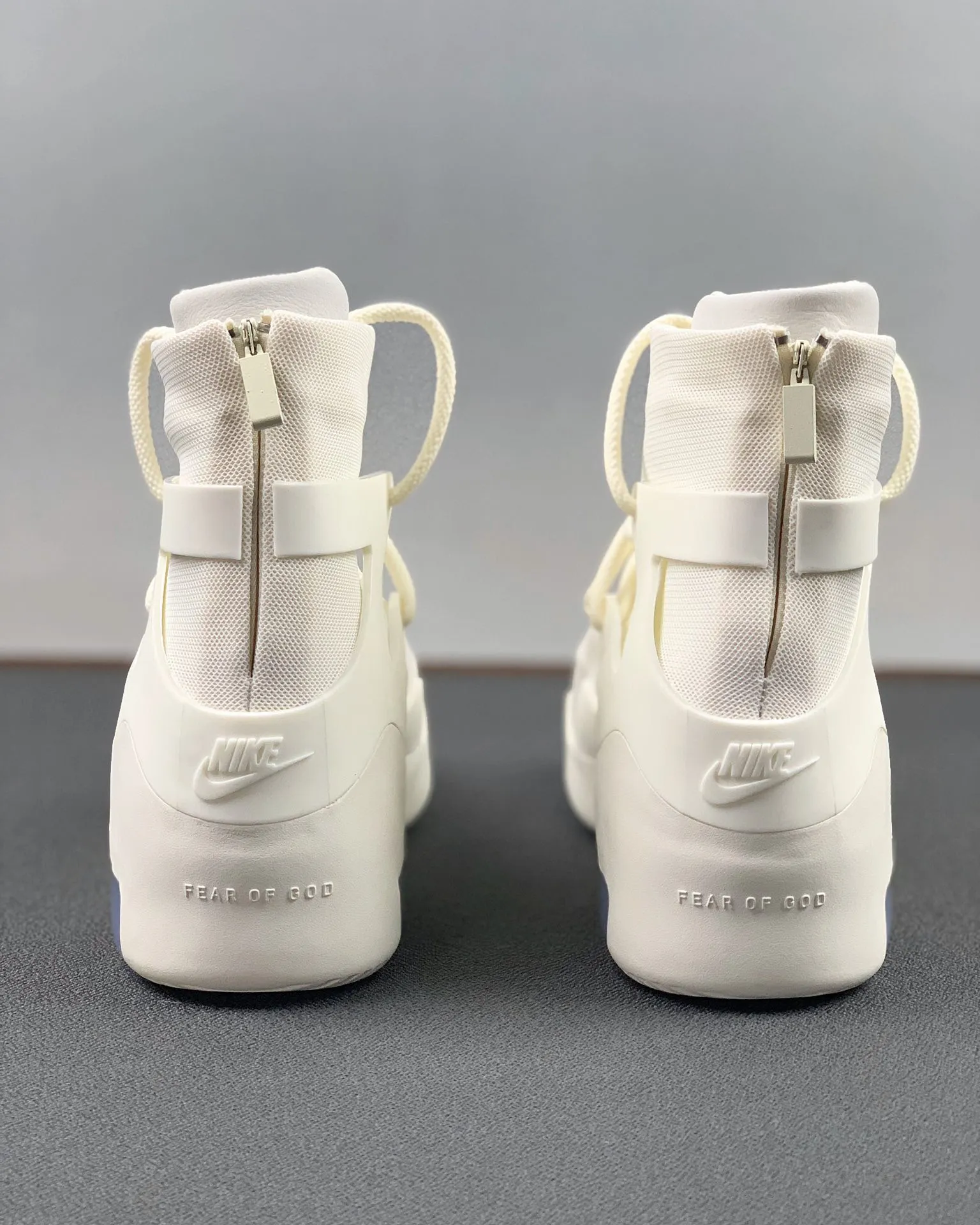 Air Fear Of God 1 Sail Black heel view