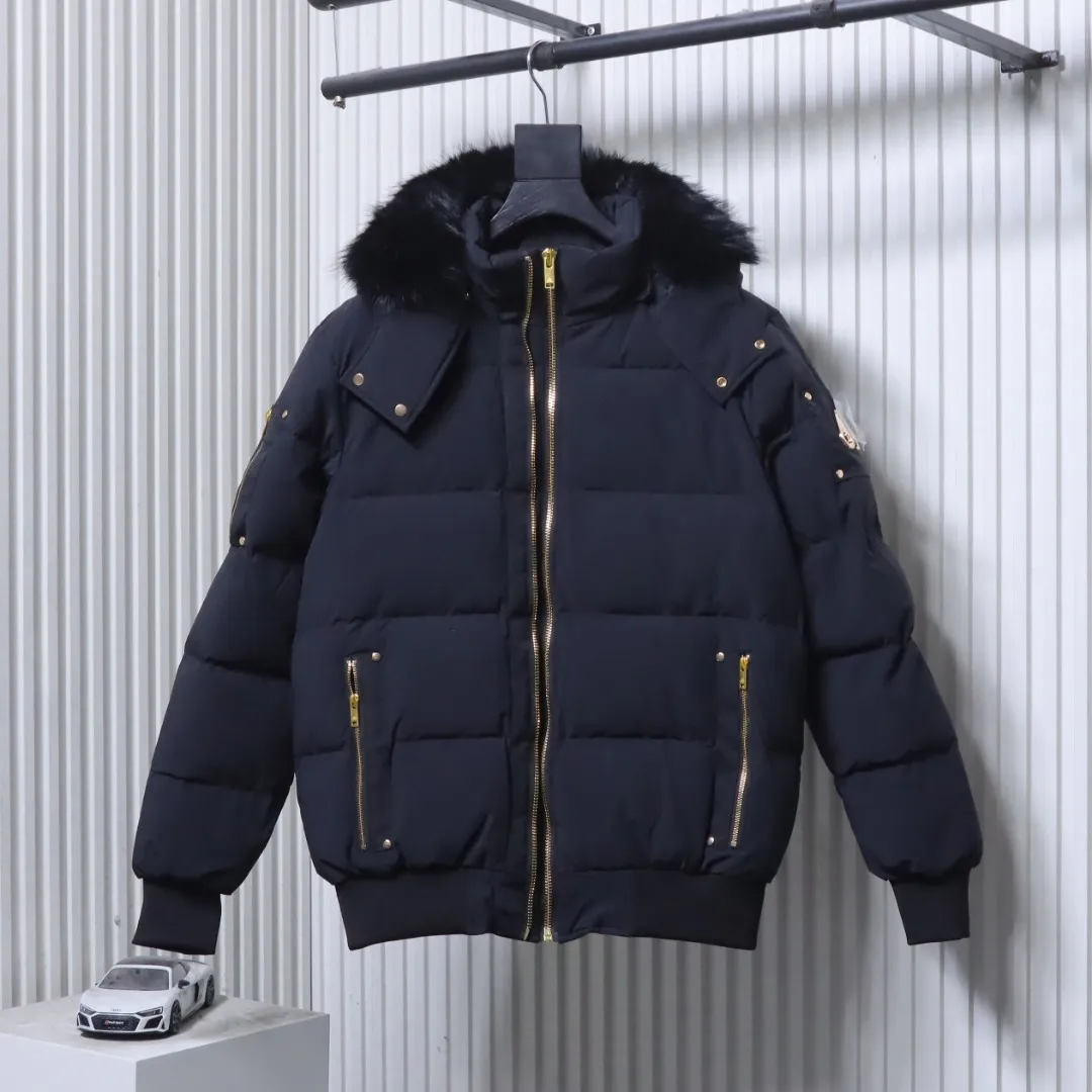 M.K. 2012 Gold Scissors Fox Fur Down Jacket