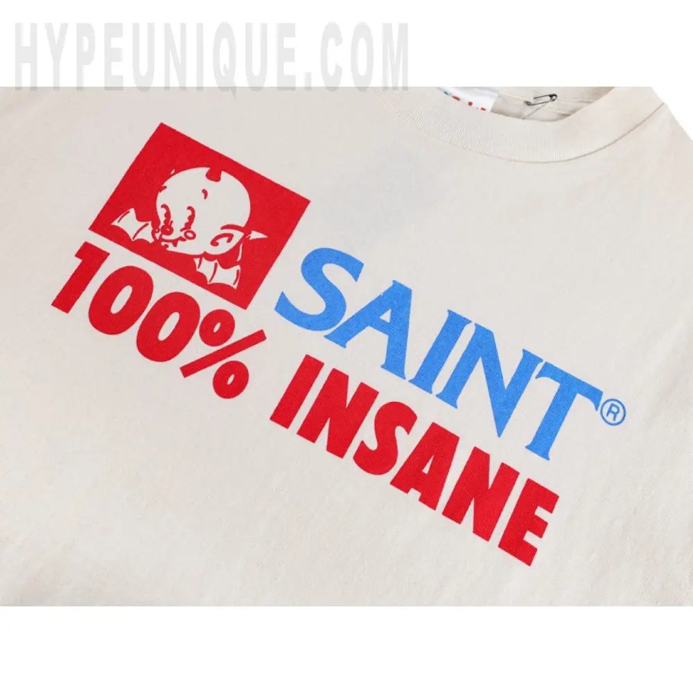 Printed graphic on the front of the garment