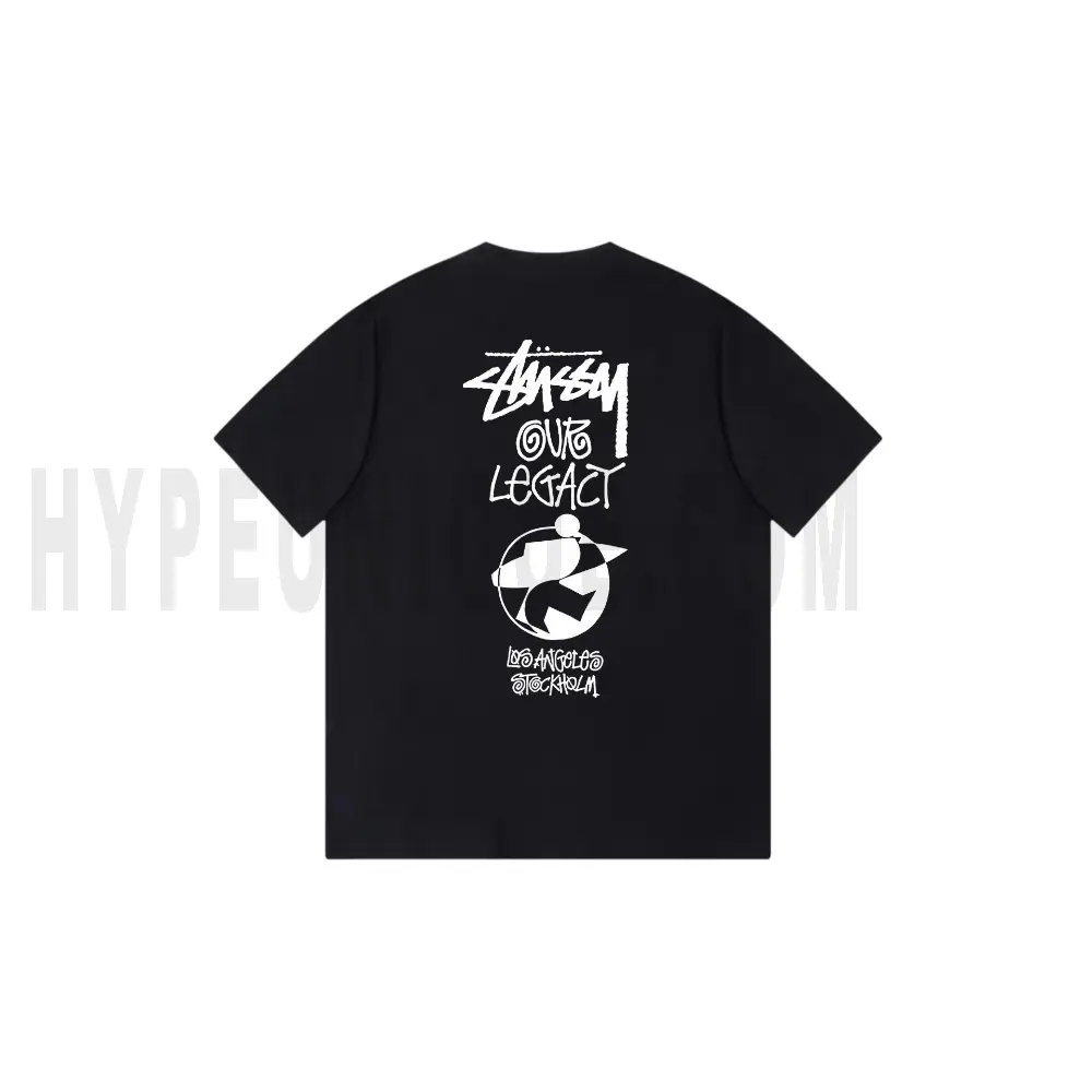 The back of the black clothes