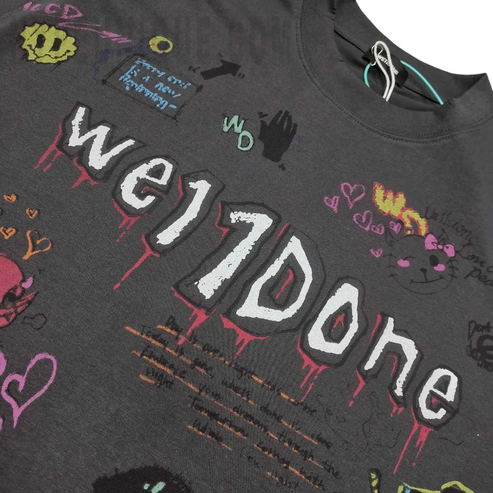 Front-facing graphic print