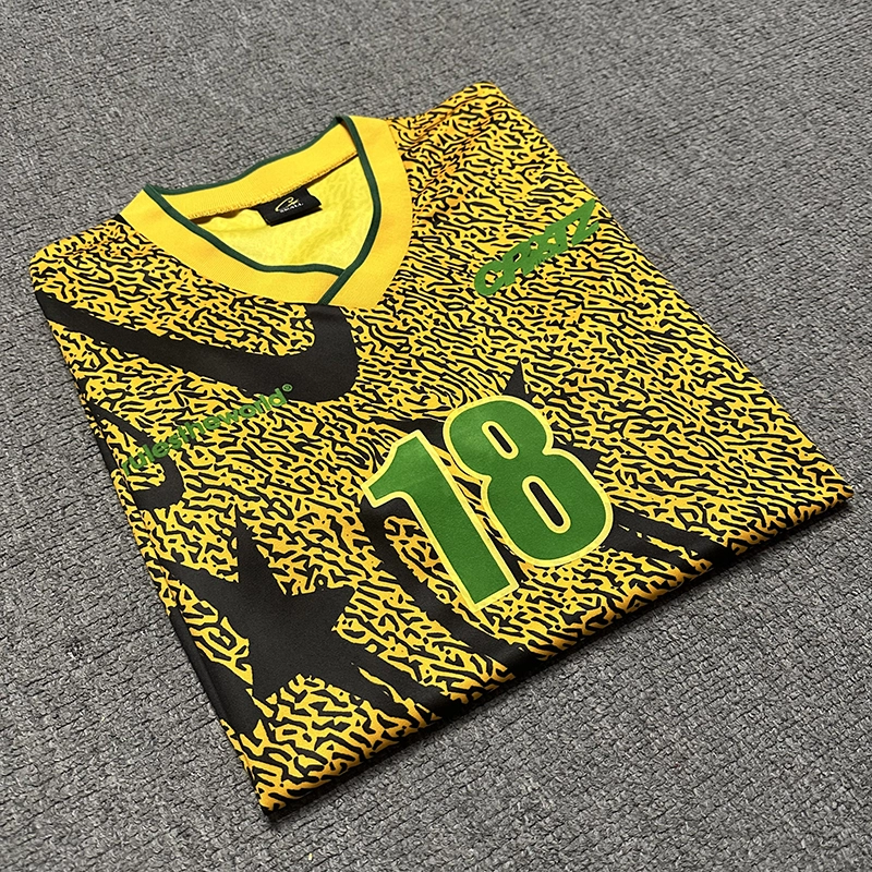 Corteiz Carni Stellations Football Jersey 'Yellow'