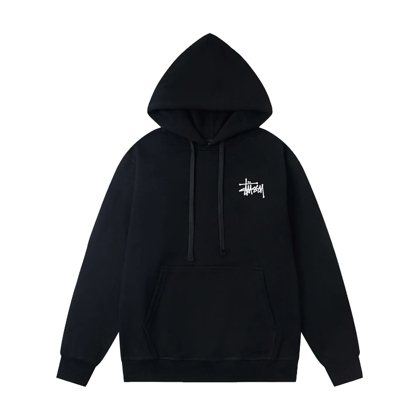 Stussy Logo Print American Retro Hoodie