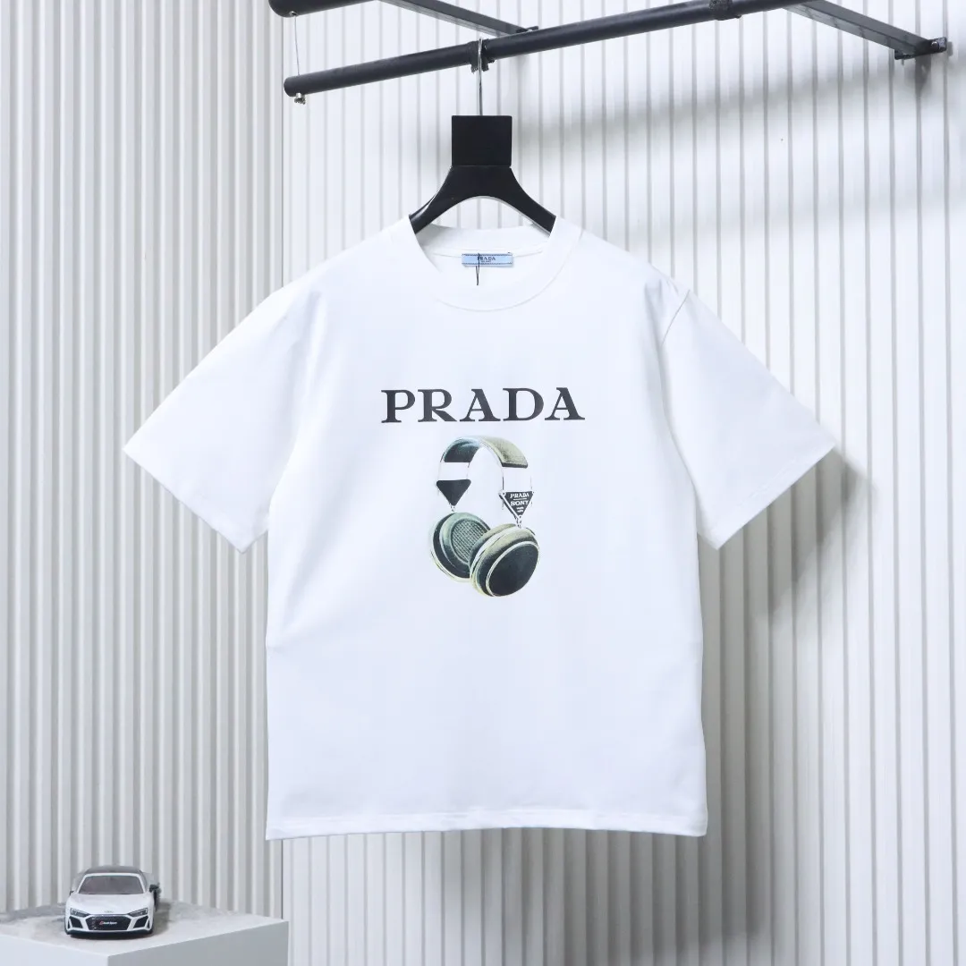 Headphone Graphic Digital Print T-Shirt