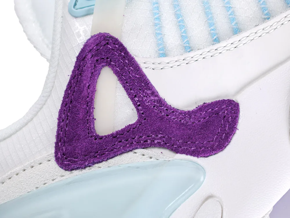 Off-White Odsy 2000 Sneakers White Purple Purple Suede Panel Detail