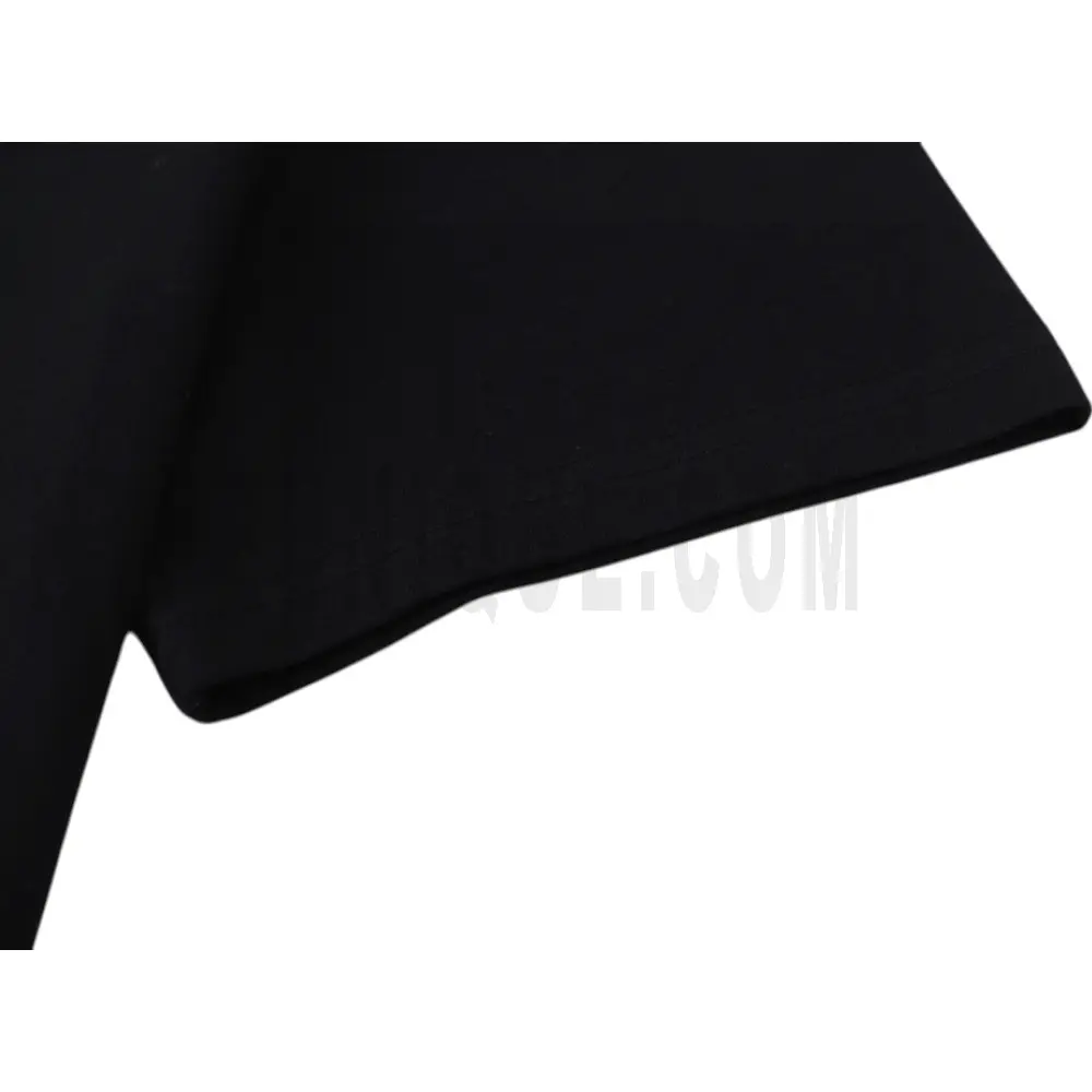 The sleeves of the black clothes