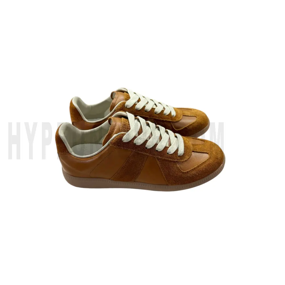 MM Mm6 Replica ‘Camel’ Brown Sneakers