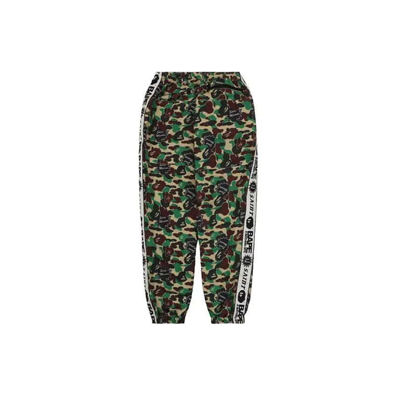 BAPE × Saint Michael Camo Pants