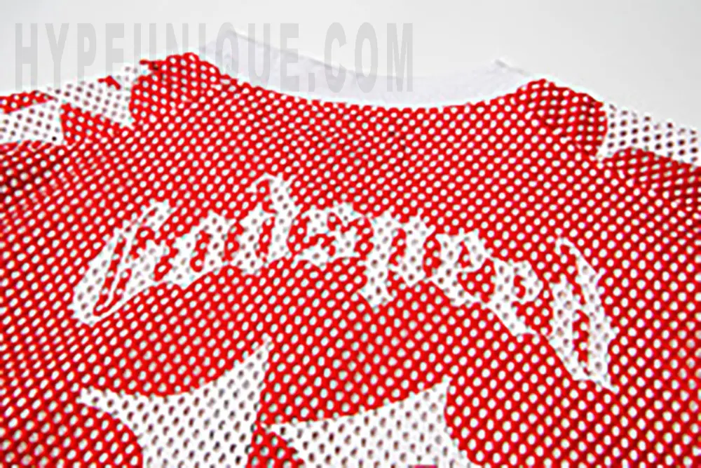 Printed graphic on the front of the clothes
