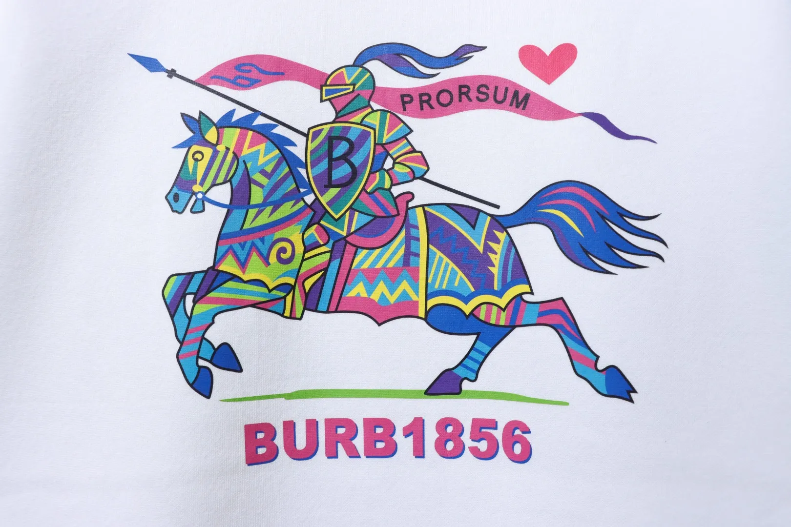 Colorful Equestrian Logo Detail