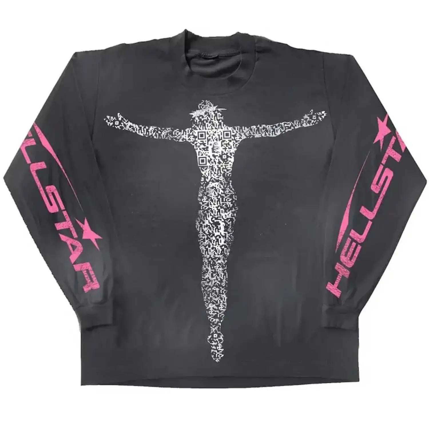 Hellstar Black-Hellstar Christ Long Sleeve T-Shirt