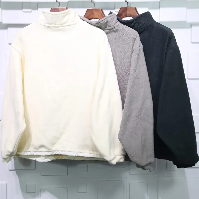FEAR OF GOD ESSENTIALS POLAR FLEECE HALF-ZIP SWEATER REPLICA