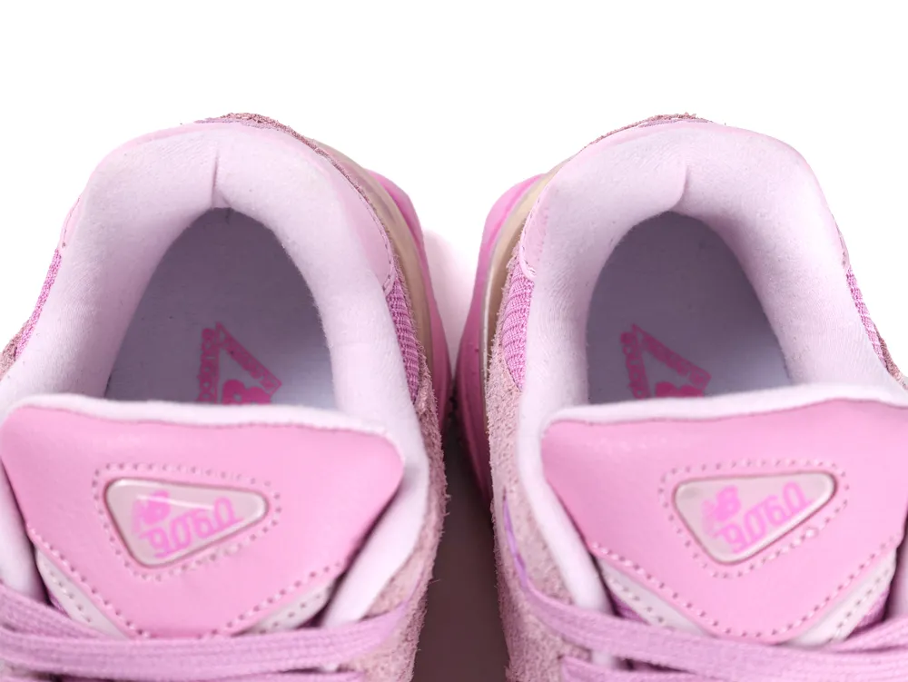 New Balance 9060 Pink Overdye ASOS Exclusive tongue mesh detail