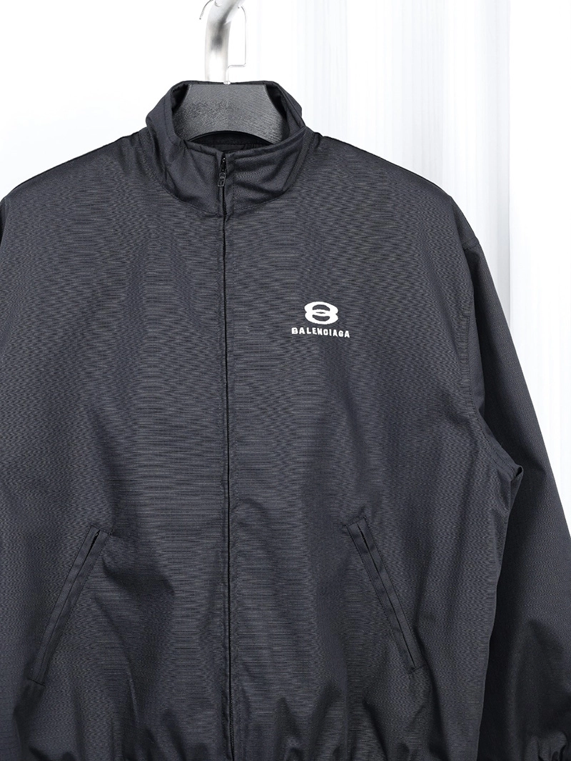 Double Ring Quilted Zipper Jacket