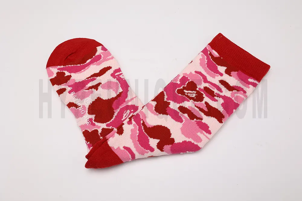 Skarpetki ABC CAMO ŻAKARD Pink