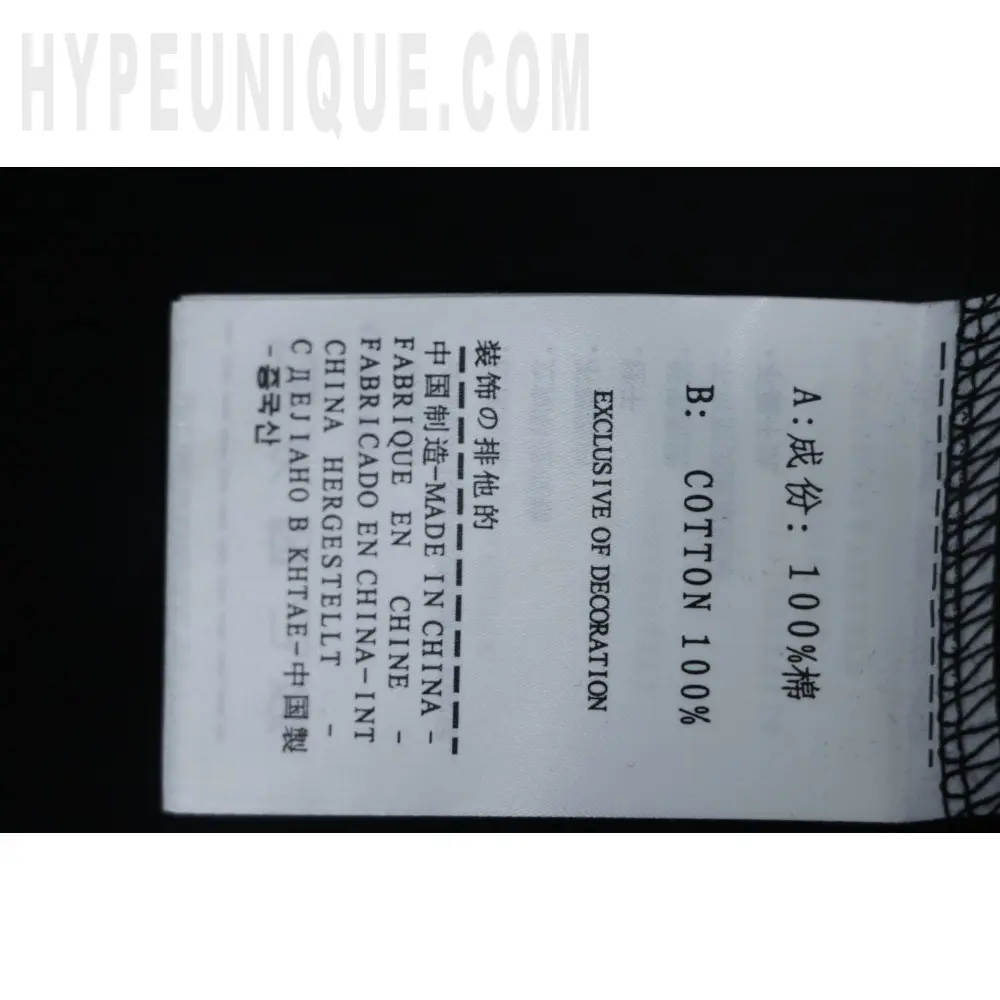 Wash Label