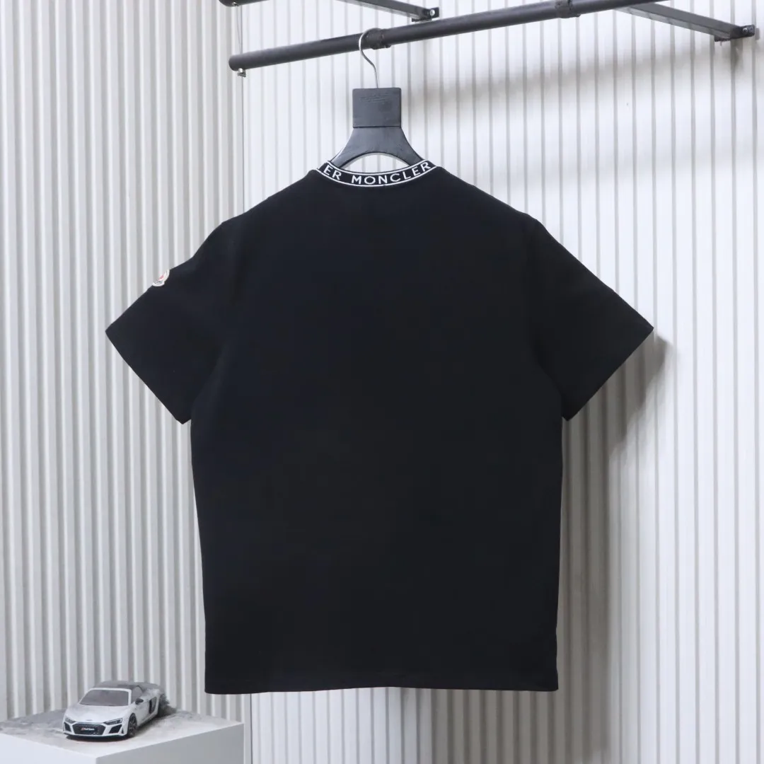 Back MC Logo Lettering Crew Neck T-Shirt