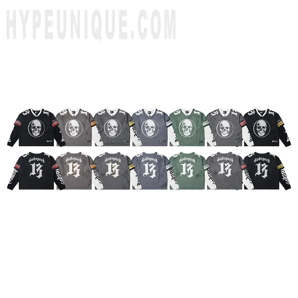 Godspeed Skull Mesh Jersey Shirt