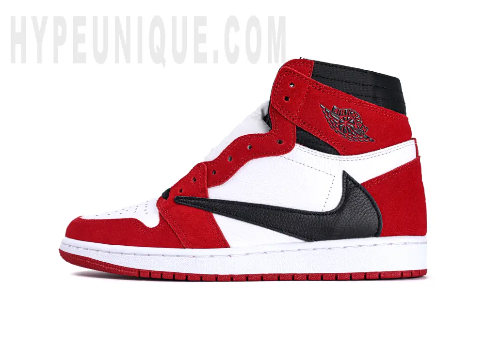 Front view of the outside of the left shoe