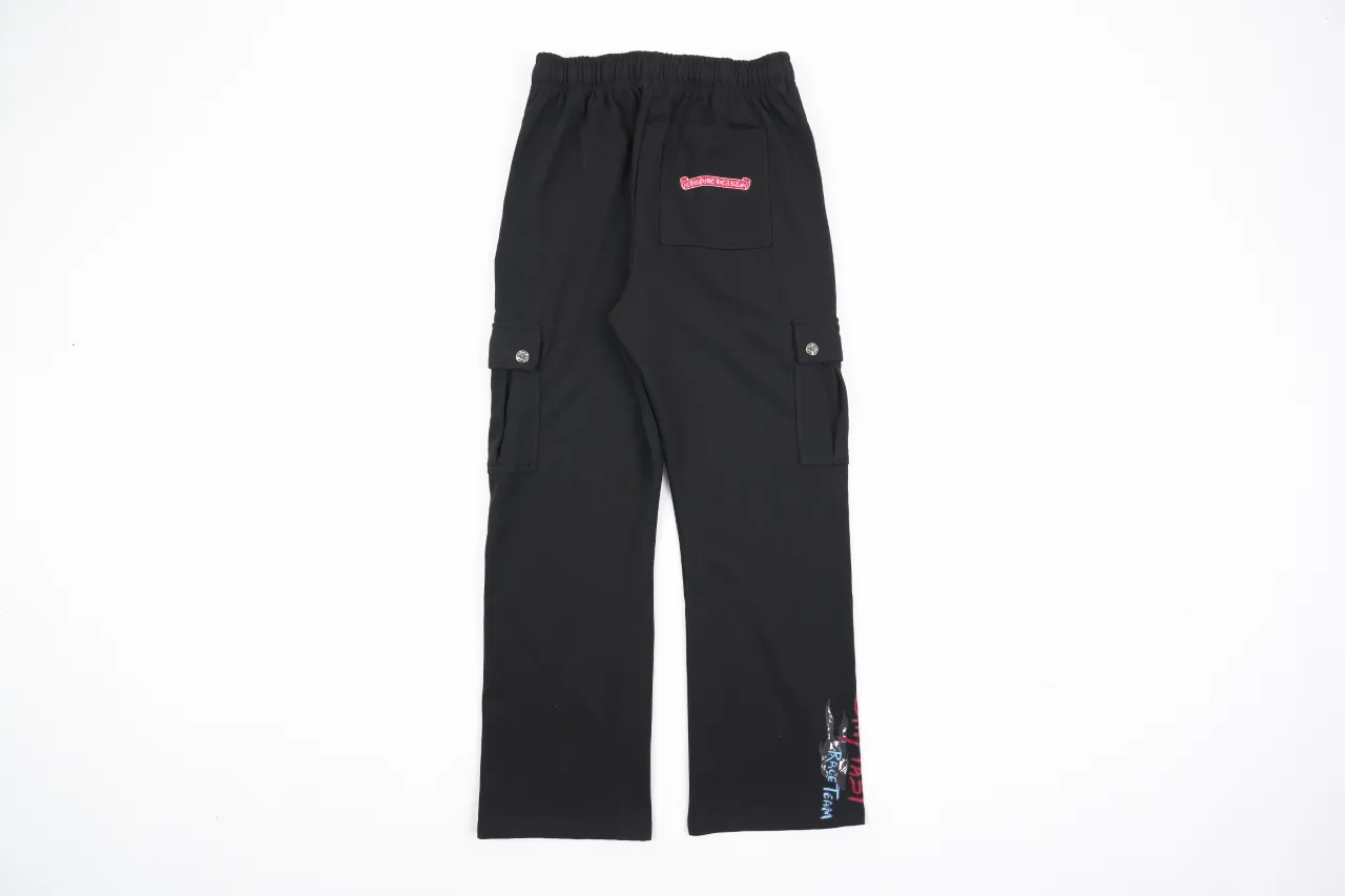 Back CH 925 Silver Hardware Cargo Sweatpants
