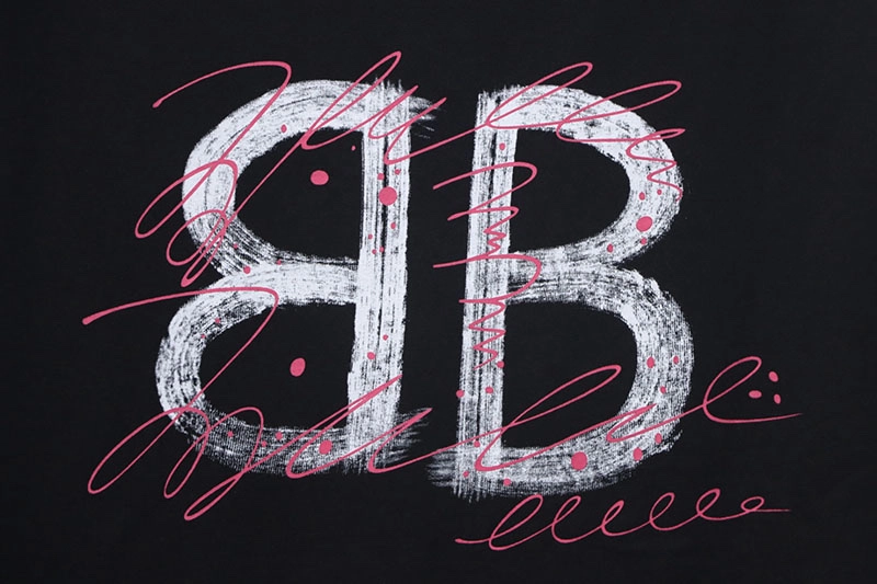 Double B Hand-Painted Washed Hole T-Shirt