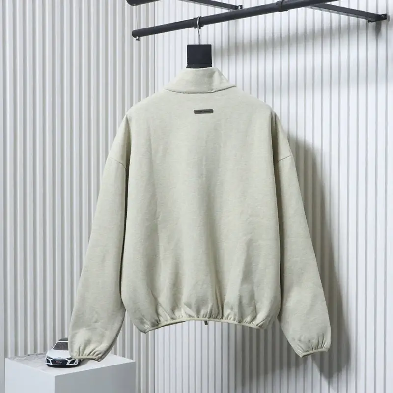 Fear of God Essentials Embroidered Zip-up Sweatshirt Jacket