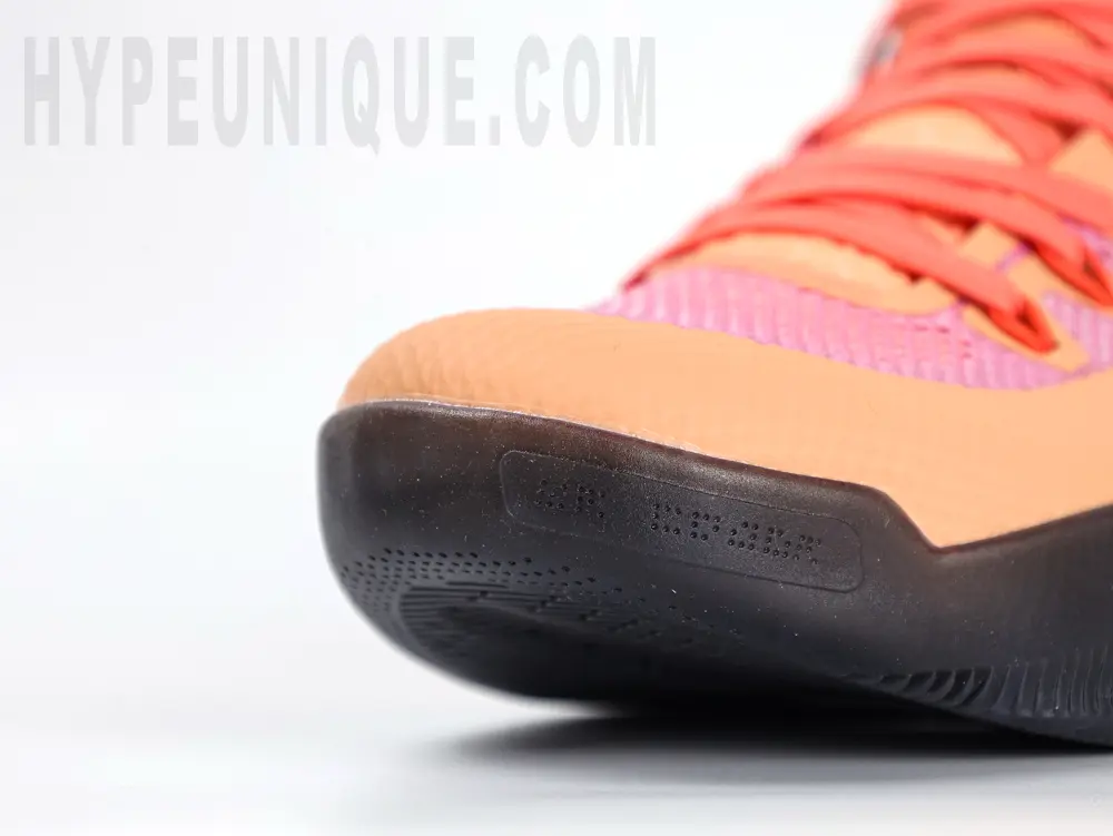 the orange toe box