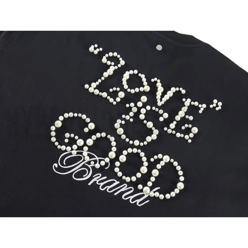 Embroidered graphic on the back of the T-shirt