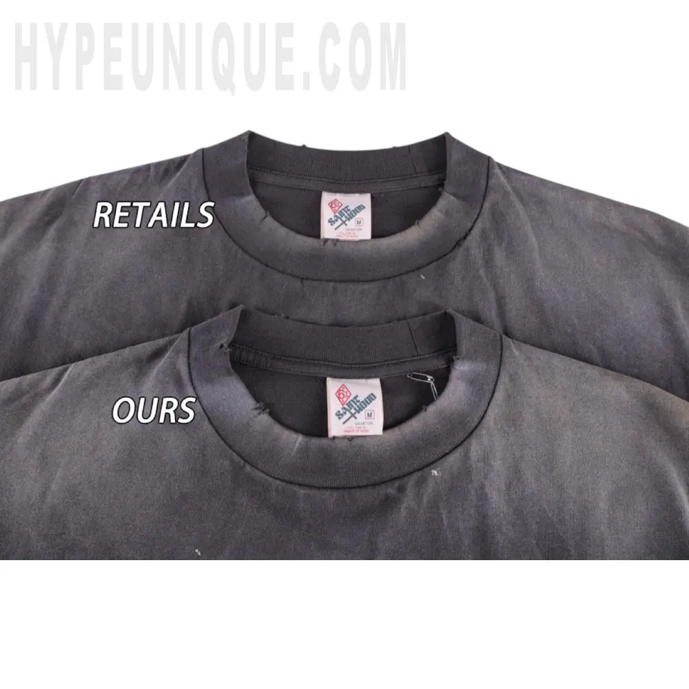 Close-up of the collar detail