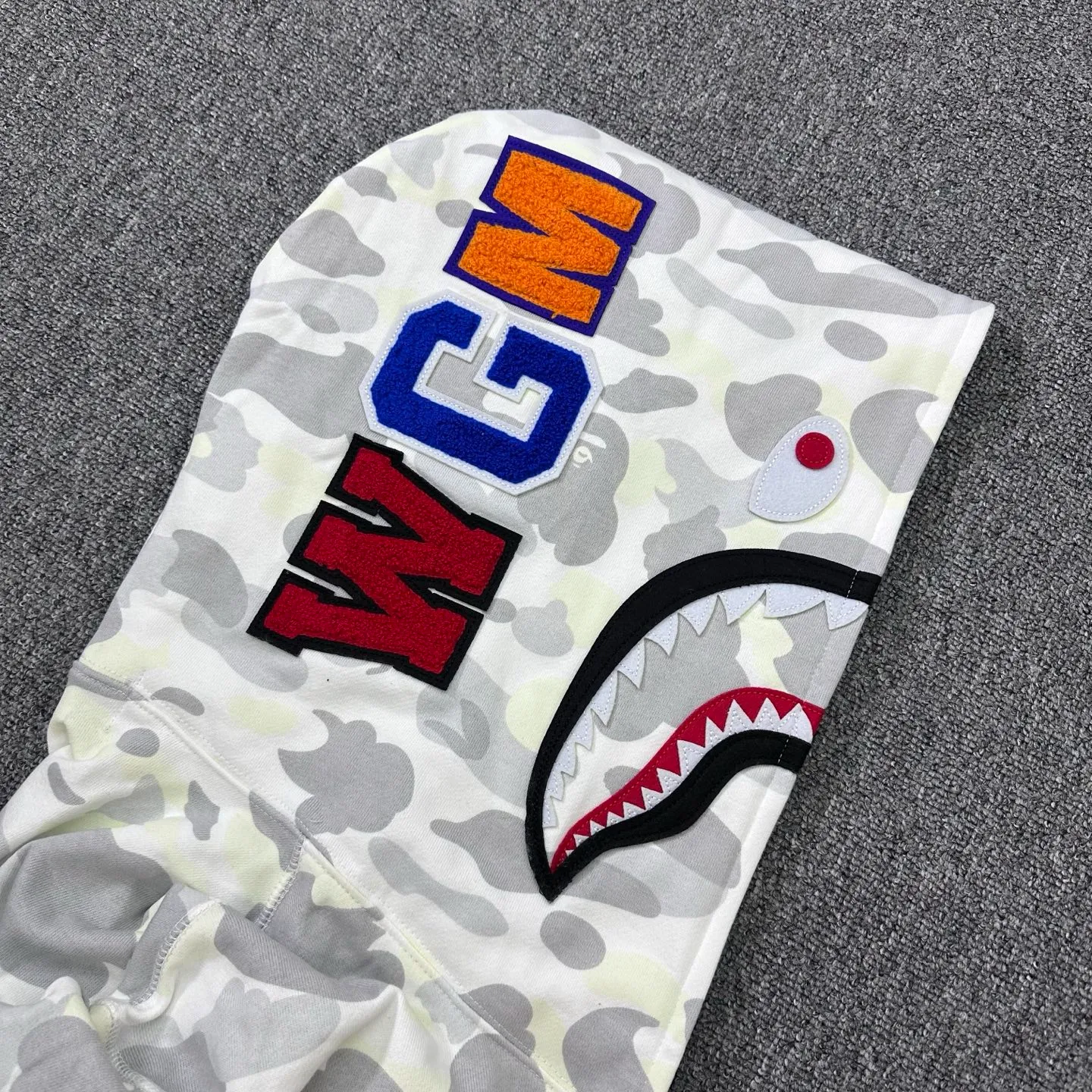 Left Side Hoodie Detail