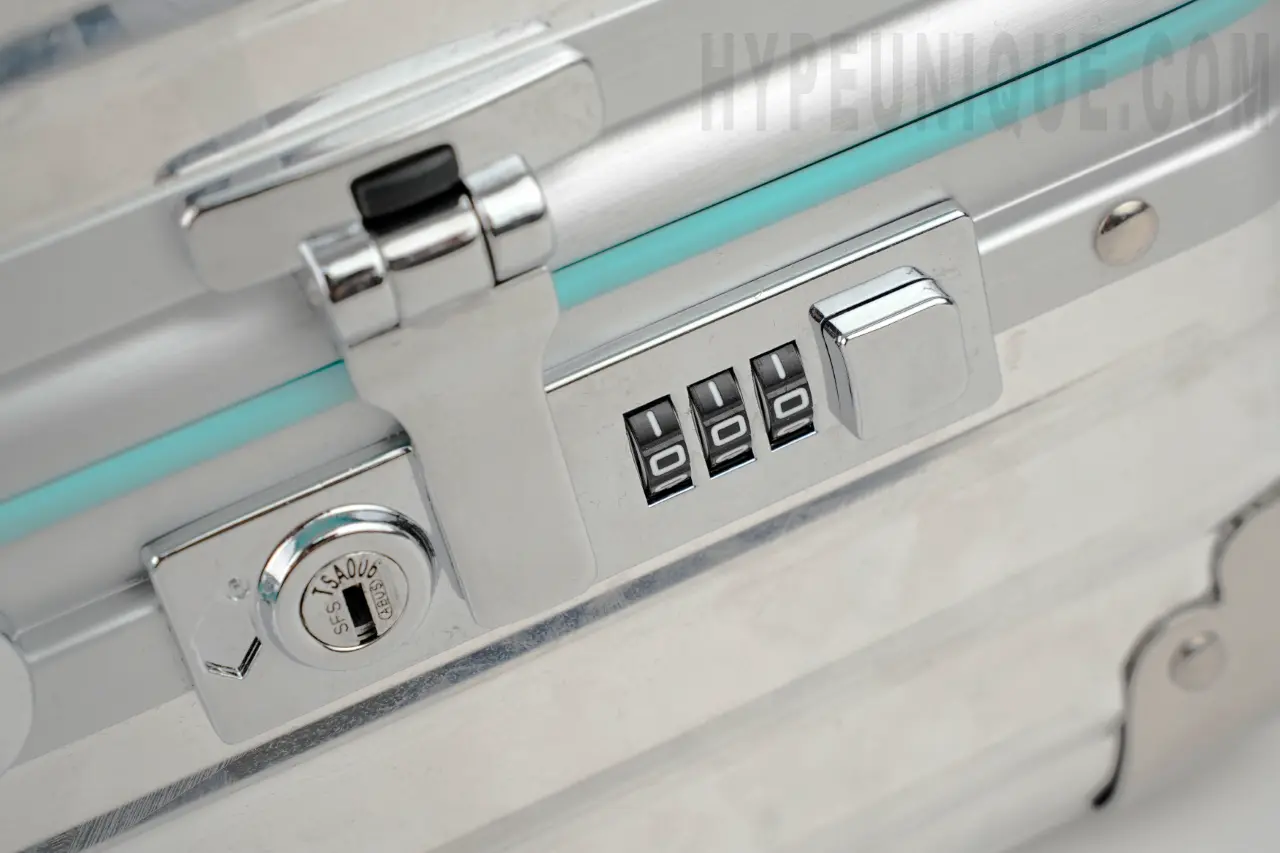 Silver Rolling Suitcase