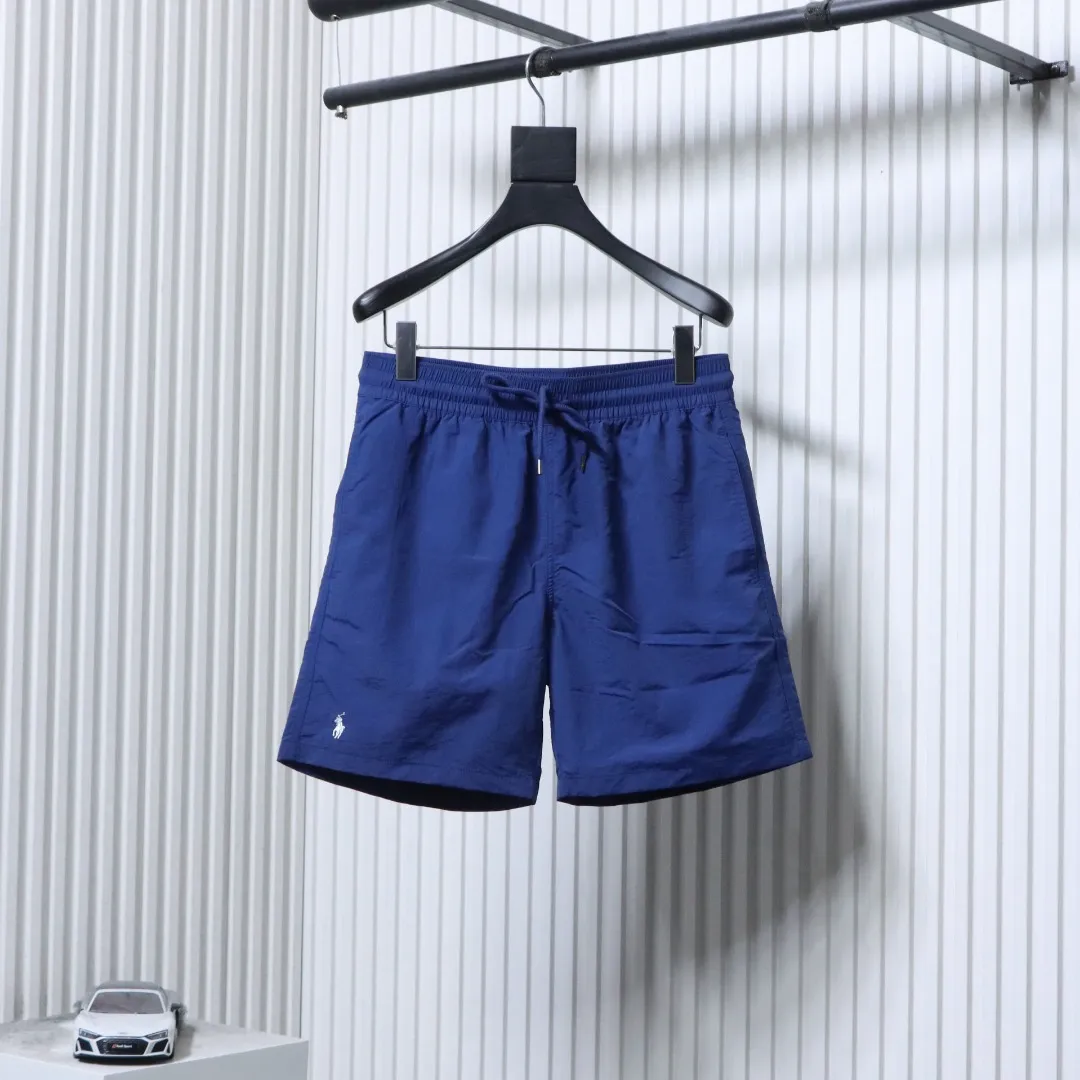 RL x BEAMS Embroidered Pony Swim Shorts Color Dark Blue