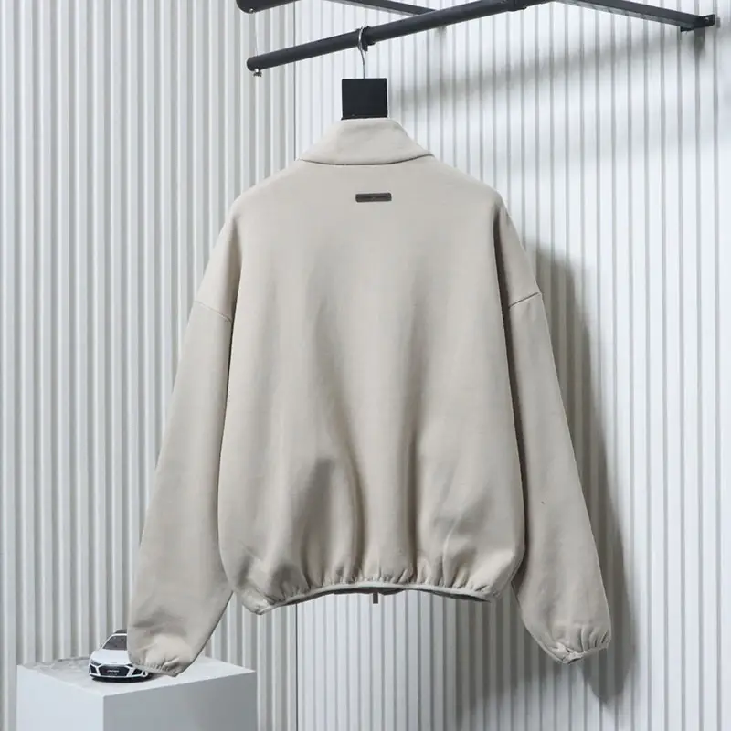 Fear of God Essentials Embroidered Zip-up Sweatshirt Jacket
