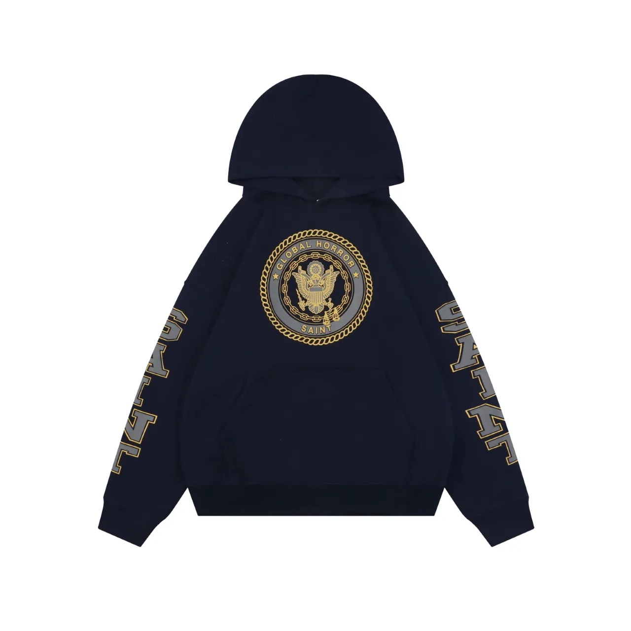 Saint Michael Reflective Angel Medal Hoodie