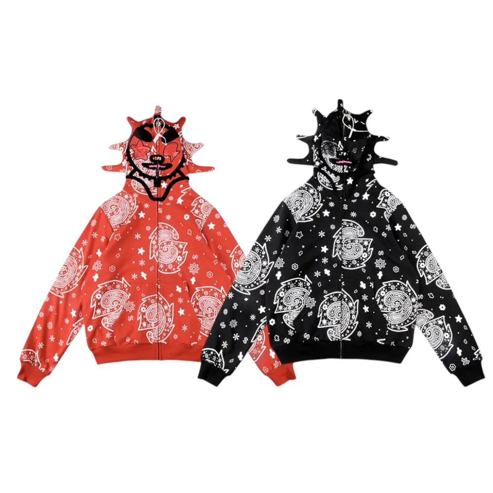 Glo Banada Hoodie Red/Black