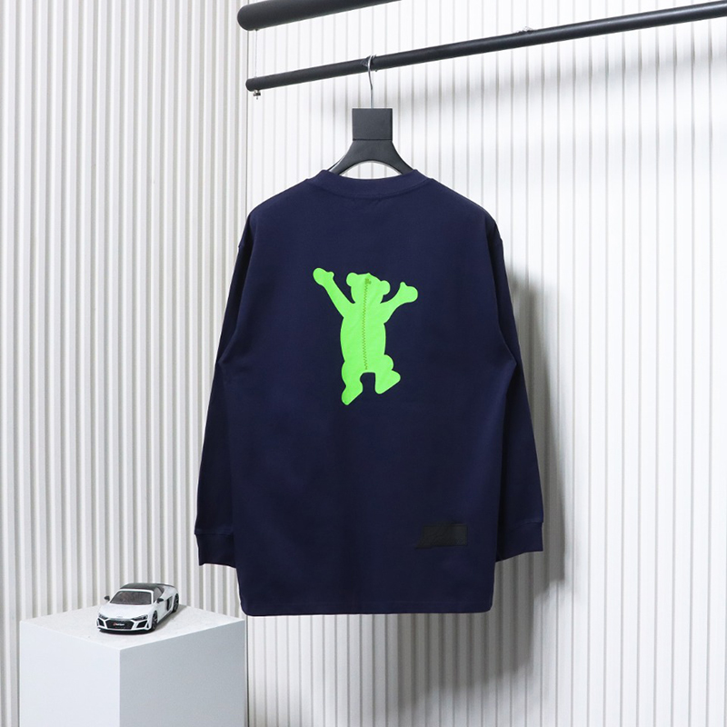 Double-Sided Bear Printed T-Shirt