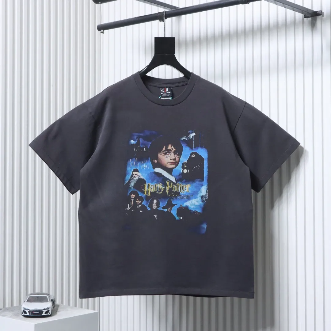 Saint Michael Harry Potter Vintage Wash Graphic Cotton T-Shirt