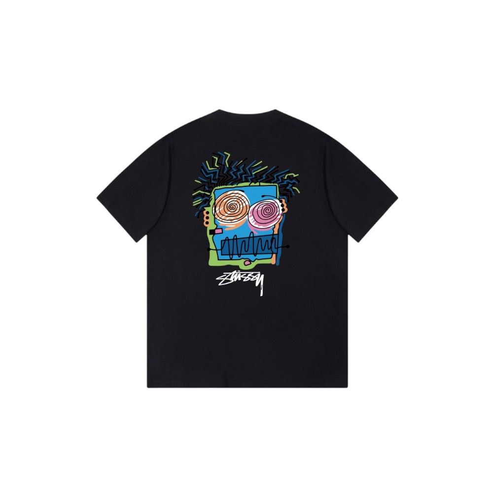 The back of the black clothes