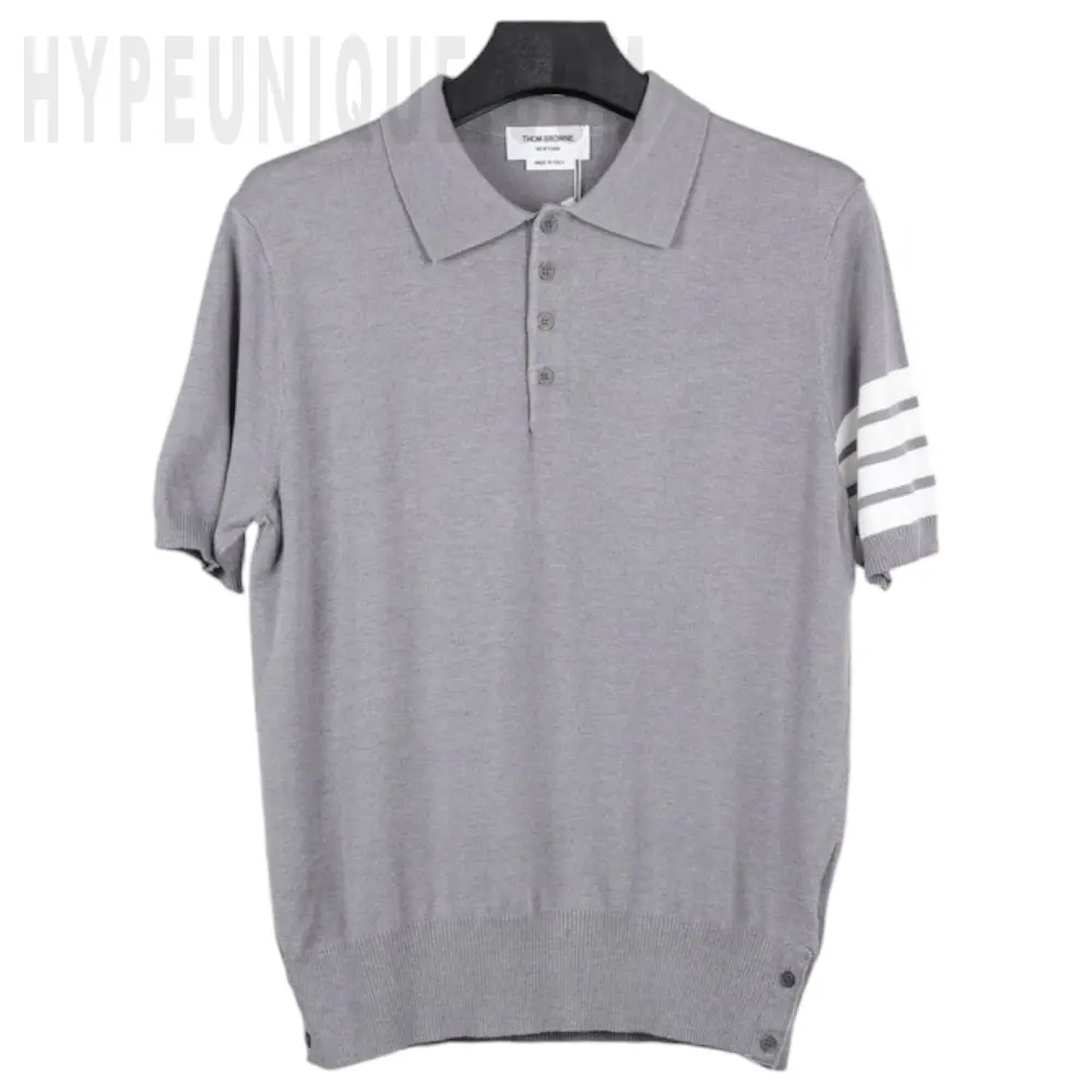 4-Bar Classic Knit Polo Shirt