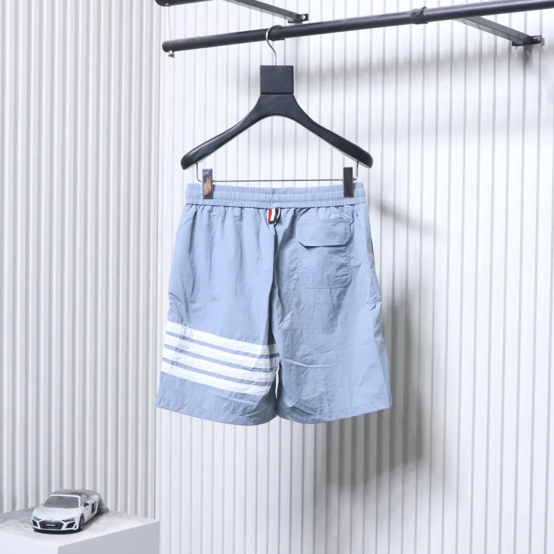 TB Four-Stripe Beach Shorts Quick-Dry Swim Shorts
