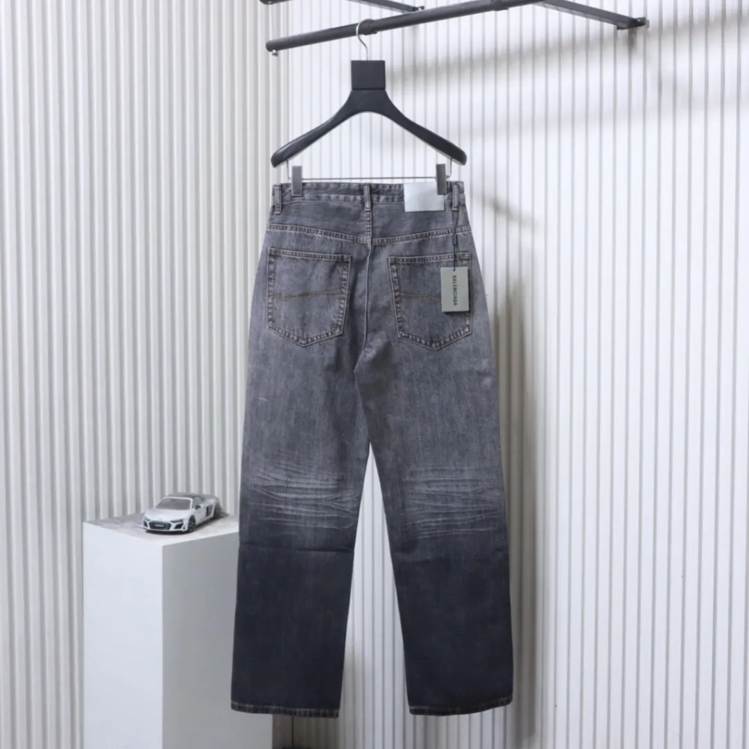 Back BLCG Gothic Logo Wide-Leg Jeans