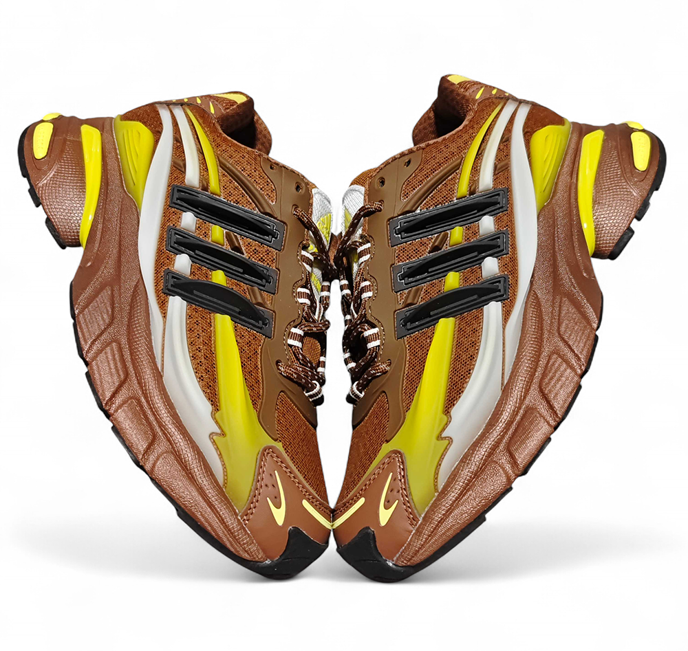 Arrangement diagram of Adidas Adistar Jellyfish Pharrell Williams Focus Brown shoes