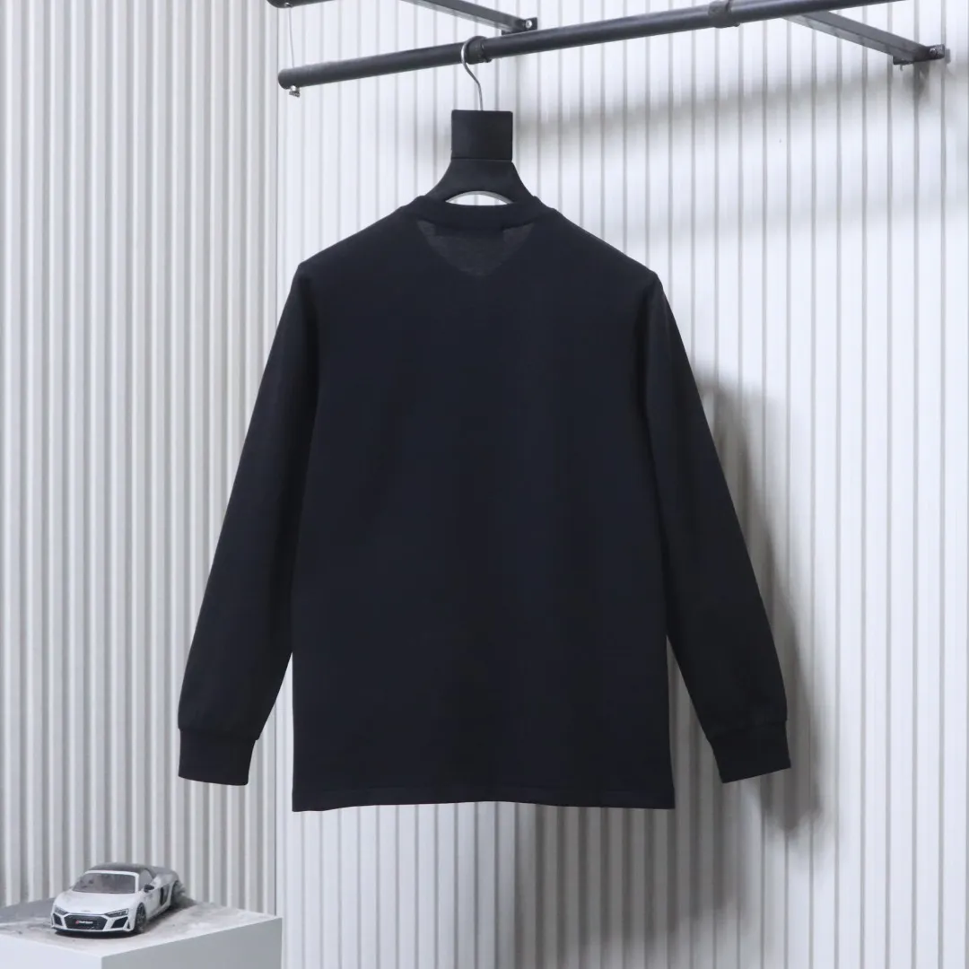 Back View RL Pony Embroidered Henley Long Sleeve Shirt